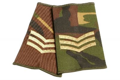 Rank Slide Pair (DPM) - Sgt