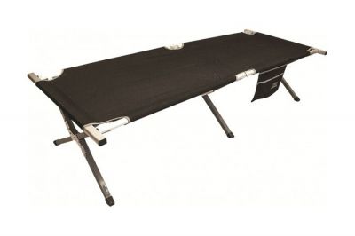Highlander Aluminium Camp Bed (Black)