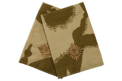 Rank Slide Pair (Desert DPM) - 2/Lieutenant