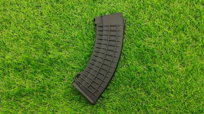 CYMA AEG Waffle Mag for AK 550rds (Black)