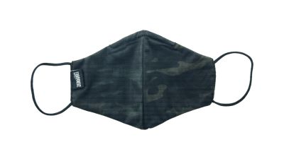ZO Face Covering (Black MultiCam)