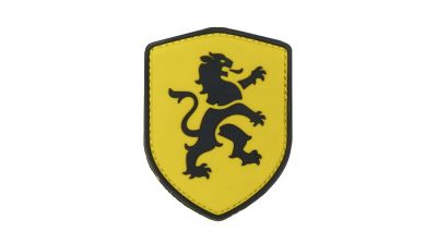 101 Inc PVC Velcro Patch "Yellow Lion"