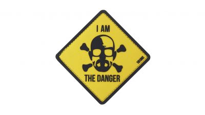 101 Inc PVC Velcro Patch "I Am The Danger" (Yellow)