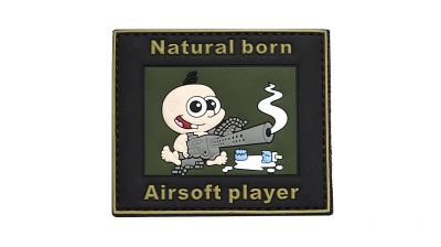 101 Inc PVC Velcro Patch "Natural Born"