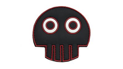 101 Inc PVC Velcro Patch "Big Eye Skull"