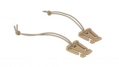 ZO Molle Elastic Buckle (Pack of 2) (Tan)