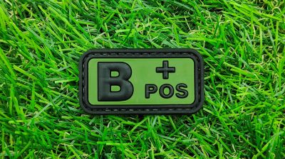 ZO PVC Velcro Patch "B+" (Olive)