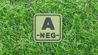 ZO PVC Velcro Patch "A- Square" (Olive)
