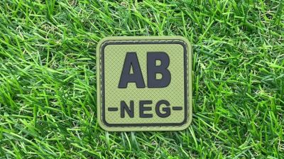 ZO PVC Velcro Patch "AB- Square" (Olive)