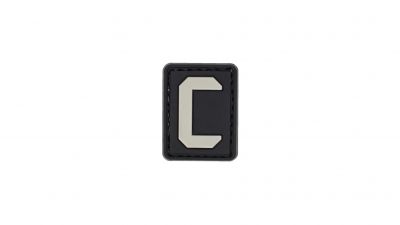 ZO PVC Velcro Patch "Letter C"