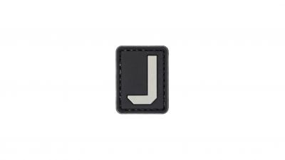 ZO PVC Velcro Patch "Letter J"