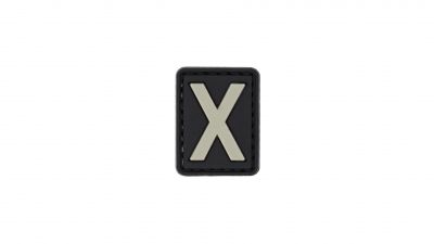 ZO PVC Velcro Patch "Letter X"