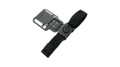 Amomax Low Ride Adjustable Drop Leg Platform for Rigid Polymer Holster (Black)