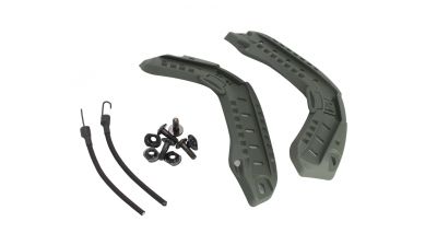 ZO Rail Set for FAST Helmet Rail Retention System (Olive)