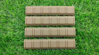 ZO Type-B Soft Rail Cover Set for KeyMod (Tan)