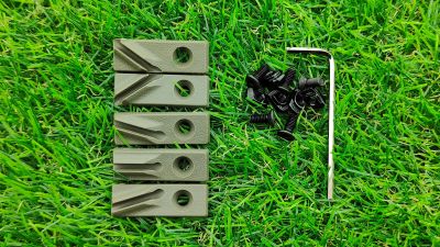 ZO Multi Cable Clip Set for M-LOK (Tan)