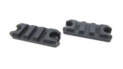 Ares Polymer RIS Rail Set 3 Slot for MLock (Black)