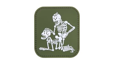 101 Inc PVC Velcro Patch "Boned" (Olive)