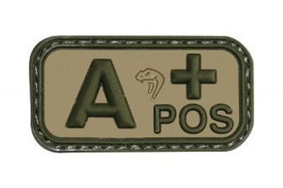 Viper Velcro PVC Blood Group Patch A+ (MultiCam)