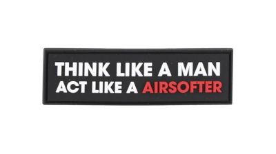 101 Inc PVC Velcro "Think Like a Man" (Black)