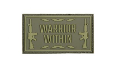 101 Inc PVC Velcro "Warrior Within" (Olive)