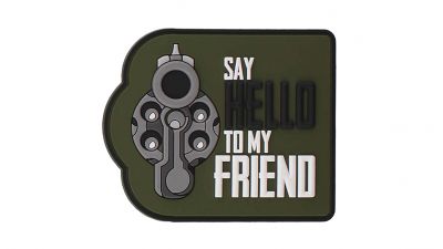 101 Inc PVC Velcro "Say Hello" (Olive)