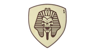 101 Inc PVC Velcro Patch "Pharaoh skull"