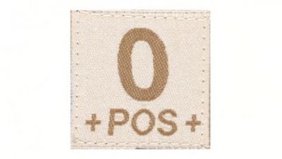 Clawgear Blood Group Patch O+