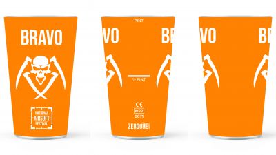 Collectible Reusable Pint Tumbler - BRAVO