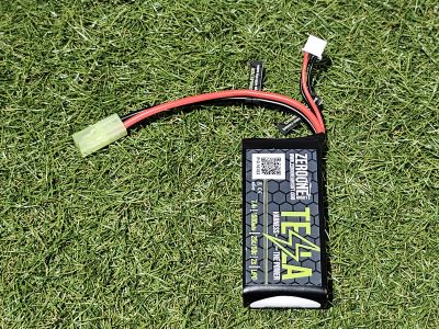 ZO Tesla Battery 7.4v 1500mAh 25C LiPo for PEQ