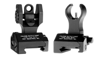 Army Force Troy Folding Front & Rear Sight Set