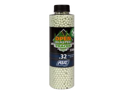 ASG Blaster Tracer Bio BB 0.32g 3300rds Bottle (Green)