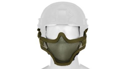 Invader Gear Mesh Face Mask for FAST Helmet (Olive)
