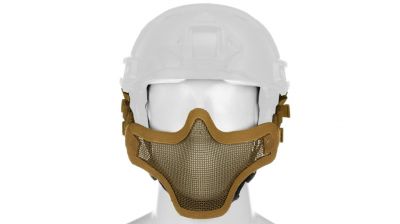 Invader Gear Mesh Face Mask for FAST Helmet (Tan)