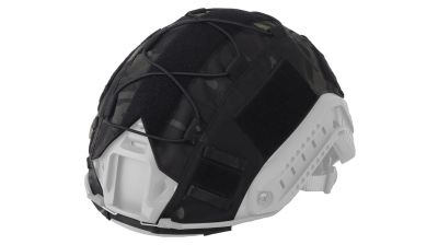 ZO FAST Helmet Cover with Elastic (Black MultiCam)