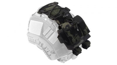 ZO FAST Helmet Cover Pouch Attachment (Black MultiCam)