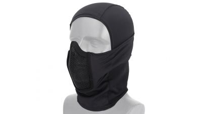 ZO ShadowFighter Headgear with SteelX Mesh (Black)