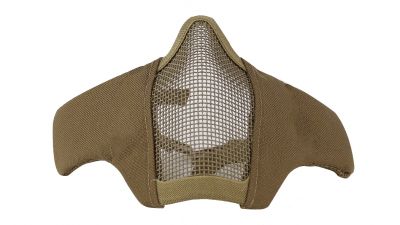 ZO Padded SteelX Mesh Mask for FAST Helmet (Tan)