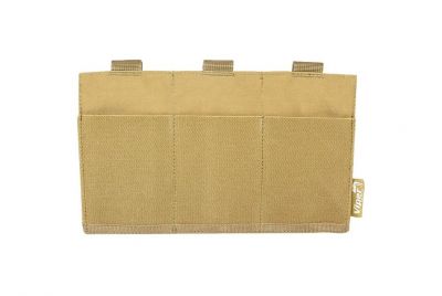 Viper MOLLE Elastic Triple M4 Mag Pouch (Coyote Tan)