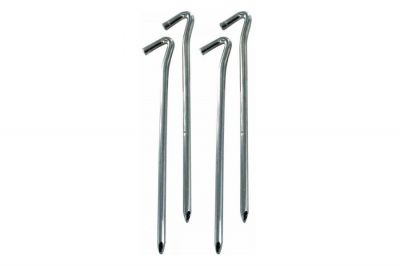 Highlander 9" Heavy Duty Wire Steel Pegs (Pack of 4)