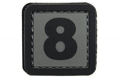 101 Inc PVC Velcro Patch "8"
