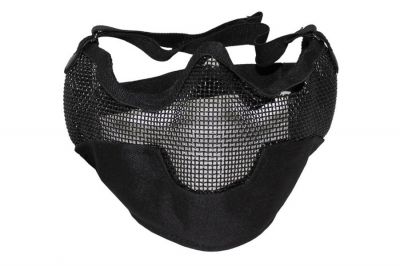 MFH Large Half Face Mesh Mask (Black)