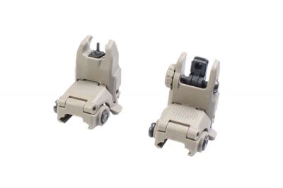 101 Inc BUS Flip-Up Sight Set (Dark Earth)