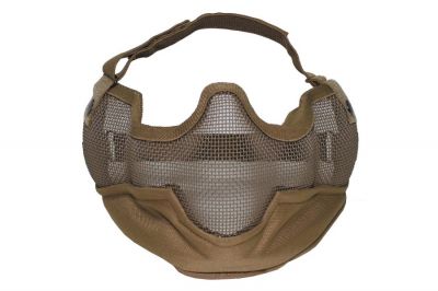 MFH Large Half Face Mesh Mask (Coyote Tan)