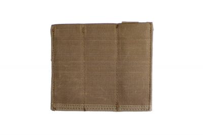 101 Inc MOLLE Elastic Triple Pistol Mag Pouch (Coyote Tan)