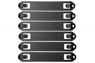 Blackhawk MOLLE 9 Width Speed Clip Set of 6 (Black)
