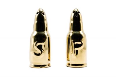 Caliber Gourmet Bullet Salt & Pepper Shakers