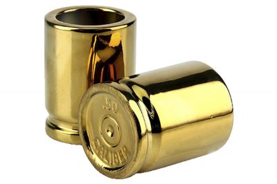 Caliber Gourmet .50 Cal Shot Glasses Set of 2