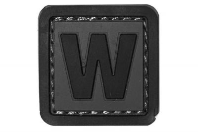 101 Inc PVC Velcro Patch "W"