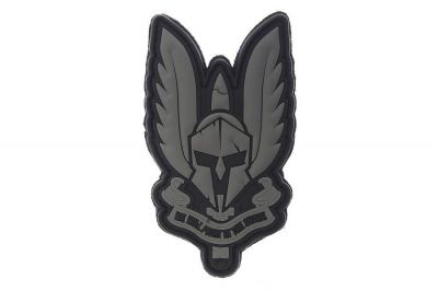 101 Inc PVC Velcro Patch "Spartan" (Black)